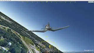 Google Earth Pro flight simulator 2025    Jacksonville
