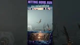 Hitting Home Run On Behemoth #gaming #fallout4 #fallout #shorts