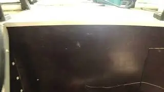Панель(консоль) на Обь 1, обшивка фанерок, перенос бардачка, установка редуктора пол углом