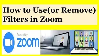 How to Use (or Remove) the Filters in Zoom Meetings 