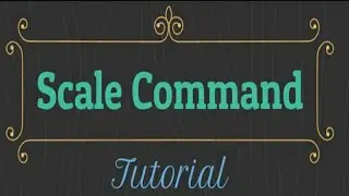 🔥How to scale object without changing dimension annotation 🔥 SCALE command tutorial