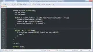Click Handling 1 - Minesweeper JavaScript & Canvas Game Development Tutorial 5