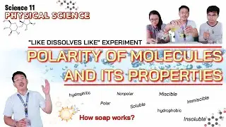 POLARITY OF MOLECULES AND ITS PROPERTIES | Science 11 | Physical Science
