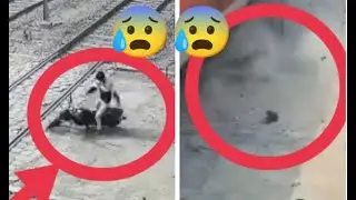 Indian Railway Crossing Accident 😰😰😢🥺