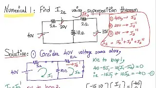 EEEE Lecture 10 Live 2023 | Superposition Theorem | Numerical's | LTspice Simulation
