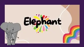 How to draw a Elephant Step by step | Realistic elephant drawing | How to draw cute elephant easy