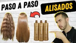 🌟Como hacer un Alisado Permanente y ORGÁNICO 👣Pasos a Paso 👣con Brasil Cacau 👑