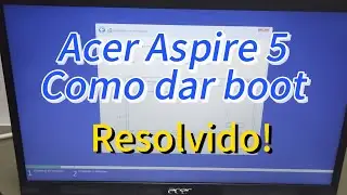 Acer Aspire não reconhece HD na Formatação
