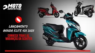 LANÇAMENTO - HONDA ELITE 125 2025