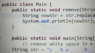 how to remove white space in a string | java program to remove white space in a string