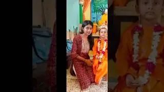 নরনারায়ন পুজার নারায়ণের সাজ🙏🥰 #shorts#narayanpujo# #krishna#viral#shortsfeed#
