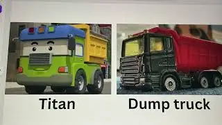 Robocar Poli characters in real life 