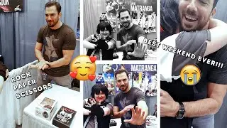 JUST ME BEING BESTIES WITH DAVID MATRANGA NBD ► galaxycon raleigh 2022