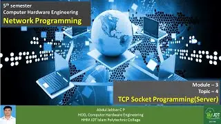 TCP SOCKET PROGRAMMING (SERVER) | NETWORK PROGRAMMING | JAVA