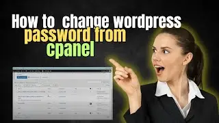 How to change wordpress password from cpanel