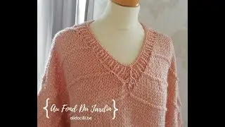 Relever des mailles pour une encolure