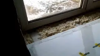 Как установить пластиковый подоконник