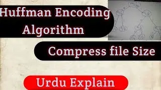 Huffman Encoding Algorithm full explain in Urdu/Hindi .||Compress file size.