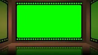 no copyright free Cinema House green screen video