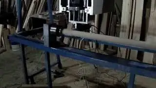 Самодельный токарный станок по дереву с ЧПУ