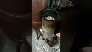 Ракета печь с бункером.