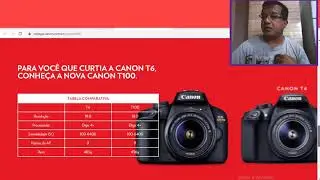 CAMERA CANON T100 -SUPER LANÇAMENTO -Dicas de Fotografia