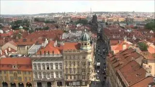 prague from church tower