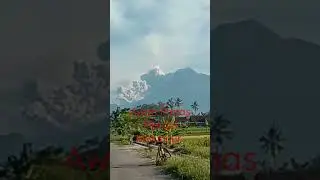 Minggu Pagi Merapi Kembali Meluncurkan Awan Panas #awanpanas #merapi
