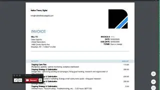 Print PDF Invoice from email