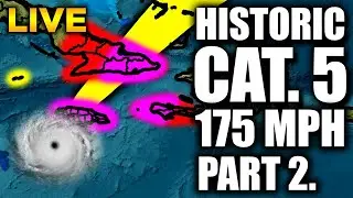 🔴 BREAKING: Historic Hurricane Melissa Impacting Jamaica & Hispaniola Part 2...