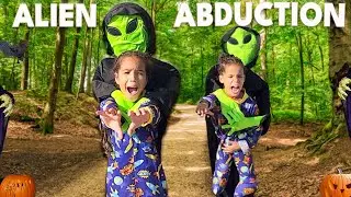 Alien Abduction at Pumpkinville! 🎃 INSANE Halloween Jumpscares!