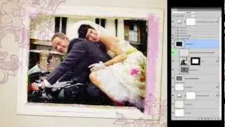 Polaroid Transfers & Grunge Border Layered Photoshop Templates Promo Trailer