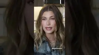 Hailey Bieber talking about her favorite makeup type and casual days
