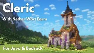 CLERIC & NETHER WART FARM | Minecraft Church Tutorial | Java & Bedrock 26.1