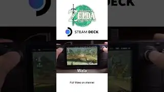 ToTK in First Person on Steam Deck using Yuzu emulator