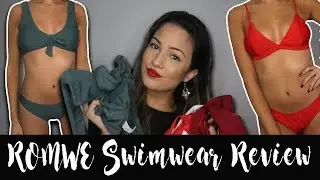 TRYING ON SWIMWEAR UNDER $10 FROM ROMWE! | Corrina Ortiz