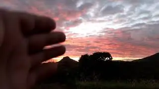 Amanhecer no sertão!
