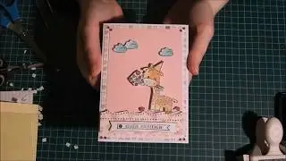 Tuto carterie Carte Anniversaire pour une petite fille de 6ans