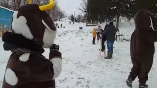 Обзорное видео гуляний в православном лагере. Часть 3 "Дружба" 20.01.2019