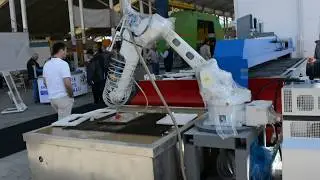 Mini su jeti (water jet) ile motifli mermer kesimi
