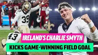 FULL DRIVE | Irish IPP Kicker Charlie Smyth Hits Game-Winning Field Goal On NFL Debut 🇮🇪