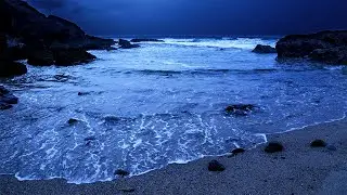 Distant Waves Crashing Against Reef, Soft Ocean Sounds from Ingrina Beach