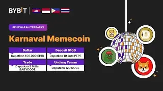Carnaval Memecoin Bybit Dapatkan Shib , PEPE , Babydoge , Doge