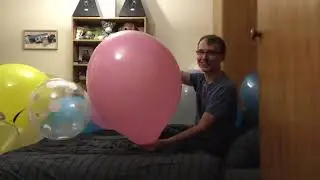 Tuftex 24 inch pink balloon blow to pop btp b2p tt24