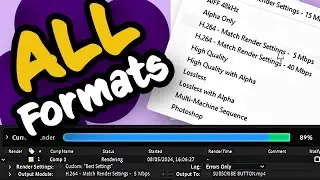 How to export in After effects. EP 8/8