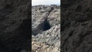 Volcanic blow hole that divers use to dive into !!