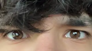Staring Into The Camera For 16 Seconds
