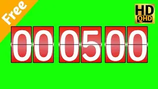 5 Minute Timer Green Screen ।। No Copyright 