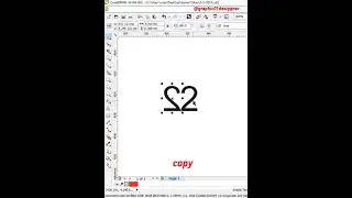 How to make heart design in coreldraw | 