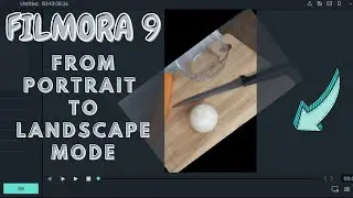 Fimora9: How to Rotate a video from Portrait to Landscape mode!